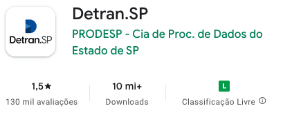 app Detran Sao paulo